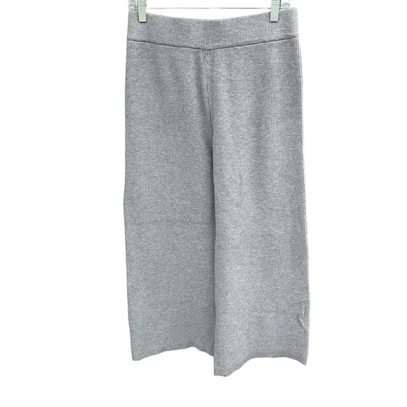 A New Day Wide Leg Knit Pants Grey High Waist Women’s Small - Picture 5 of 6